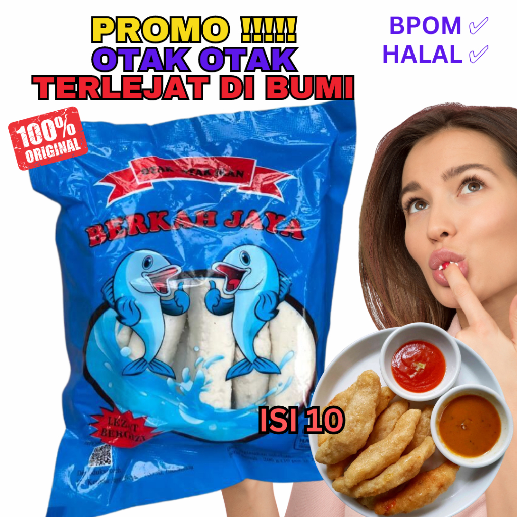 

Special Otak otak ikan cap aduhai,enak,gurih,kerenyess isi 10 pcs