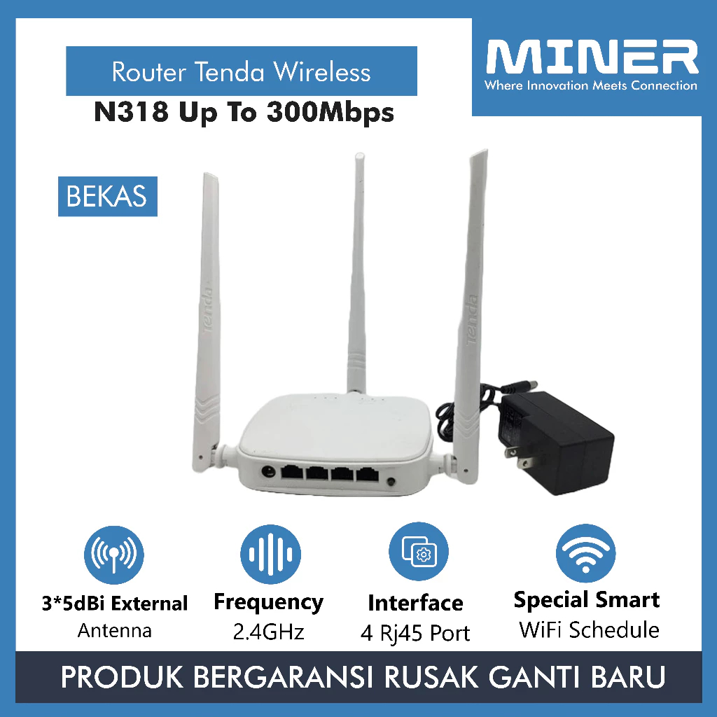 Tenda N318/N310/N910 Router Wireless Access Point 300 Mbps 2.4Ghz