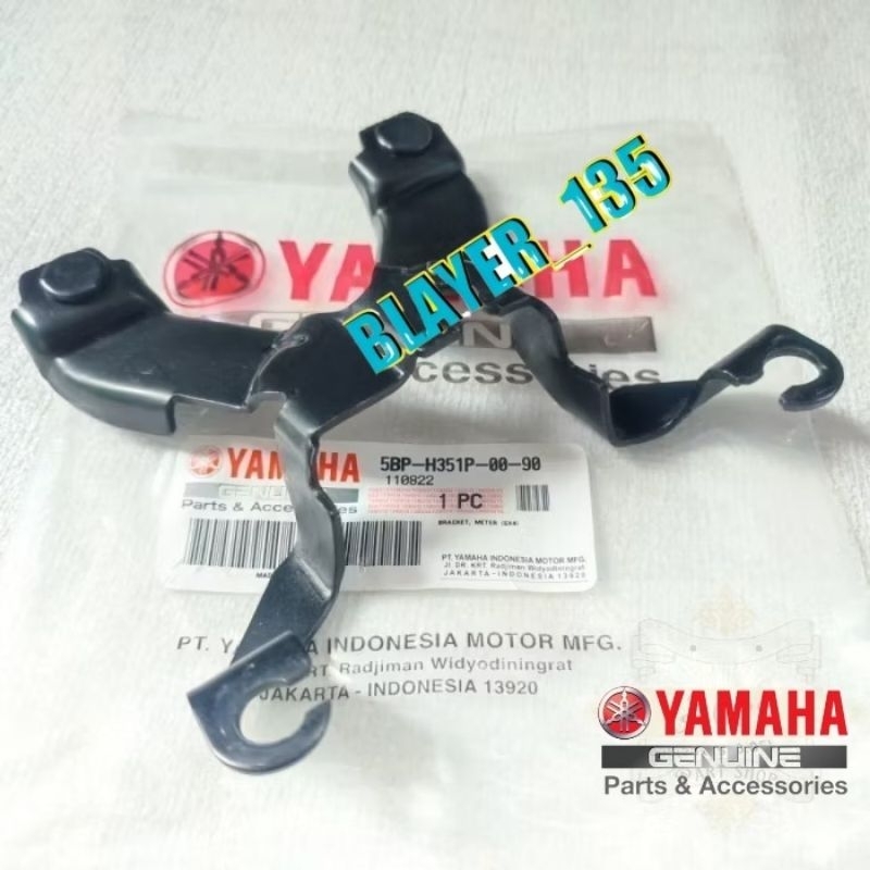 BREKET BARCKET SPEEDOMETER KM RX KING 2002 SAMPAI 2008 SCORPIO ORIGINAL YAMAHA 5BP-H351P-00-90