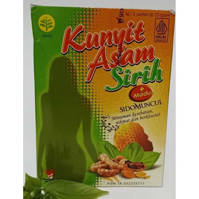 

JAMU KUNYIT ASAM SIRIH SIDOMUNCUL PLUS MADU ISI 5 SACHET