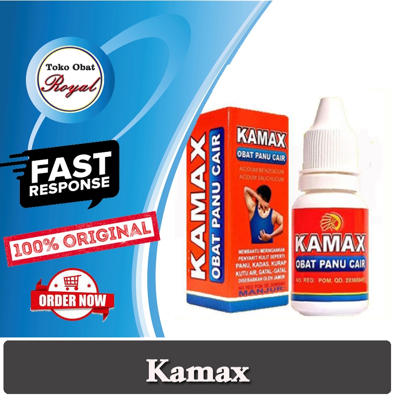Kamax Cair Obat Panu Kadas Kurap Kutu Air dan Jamur