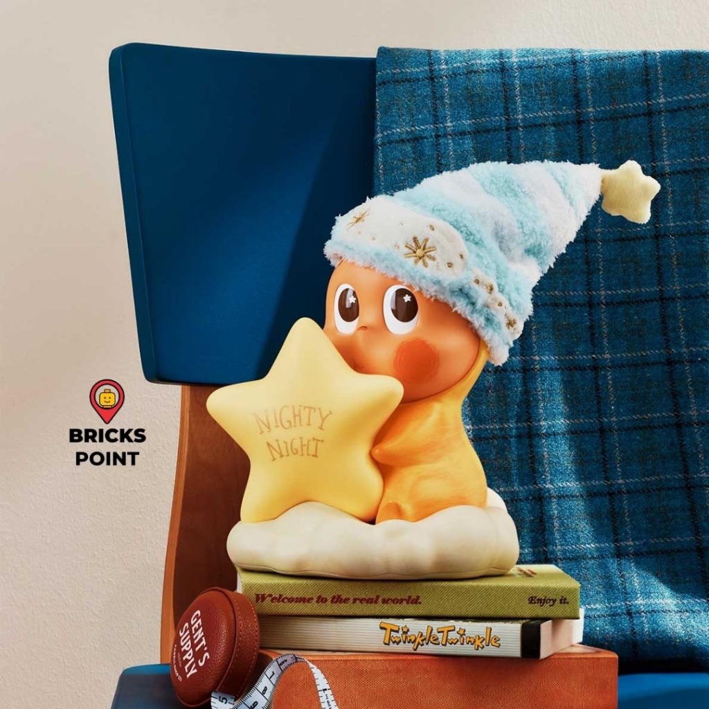 [READY STOCK] POPMART ORIGINAL TWINKLE TWINKLE CLASSIC SERIES GOODNIGHT PAT ACTIVATED LAMP