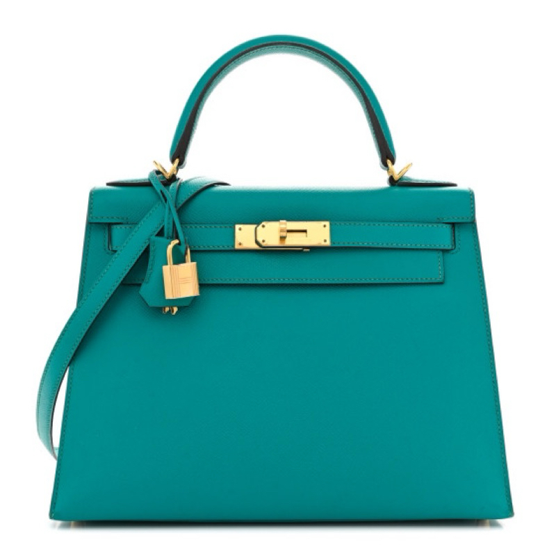 Tas kulit k3lly Biru Tosca Premium