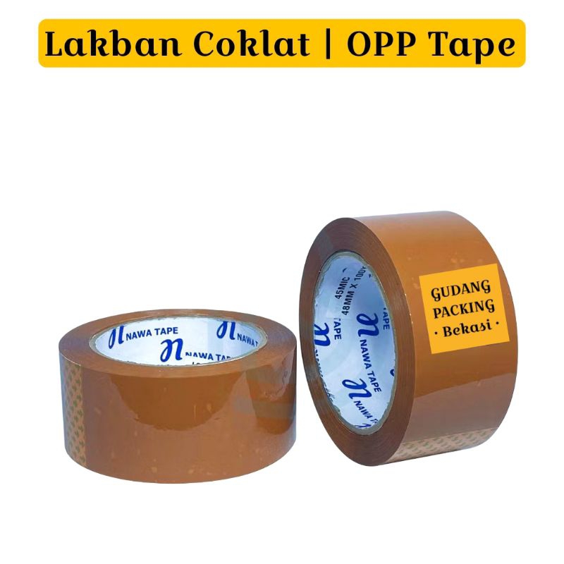 

LAKBAN Coklat / Isolasi Coklat / Solasi Coklat