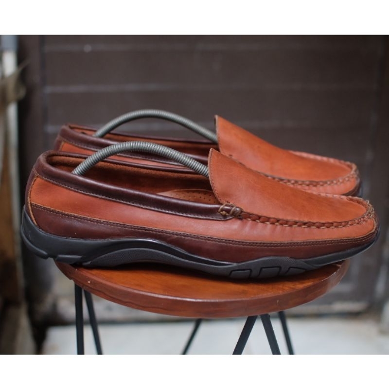 Sepatu Slip On Loafers Allen Edmonds Made in Dominica Republic Leather