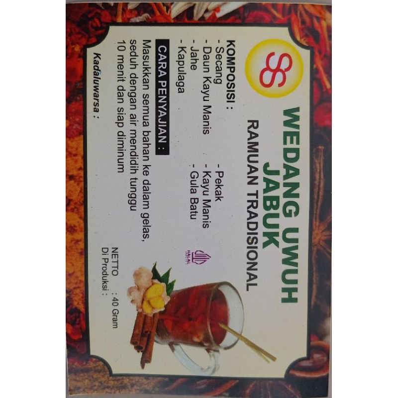 

wedang racik rempah uwuh jabuk