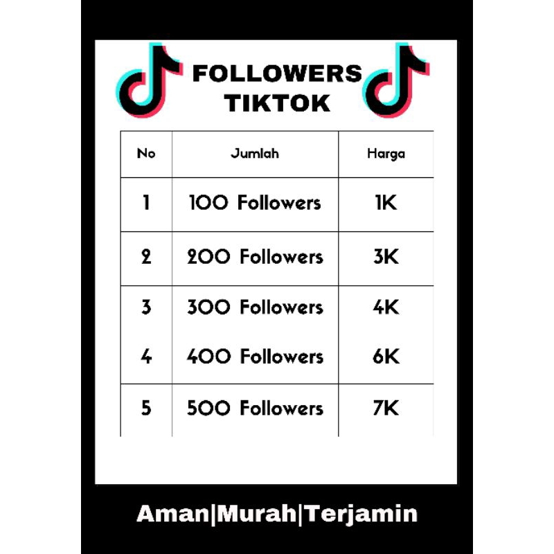 Follower Tiktok Real
