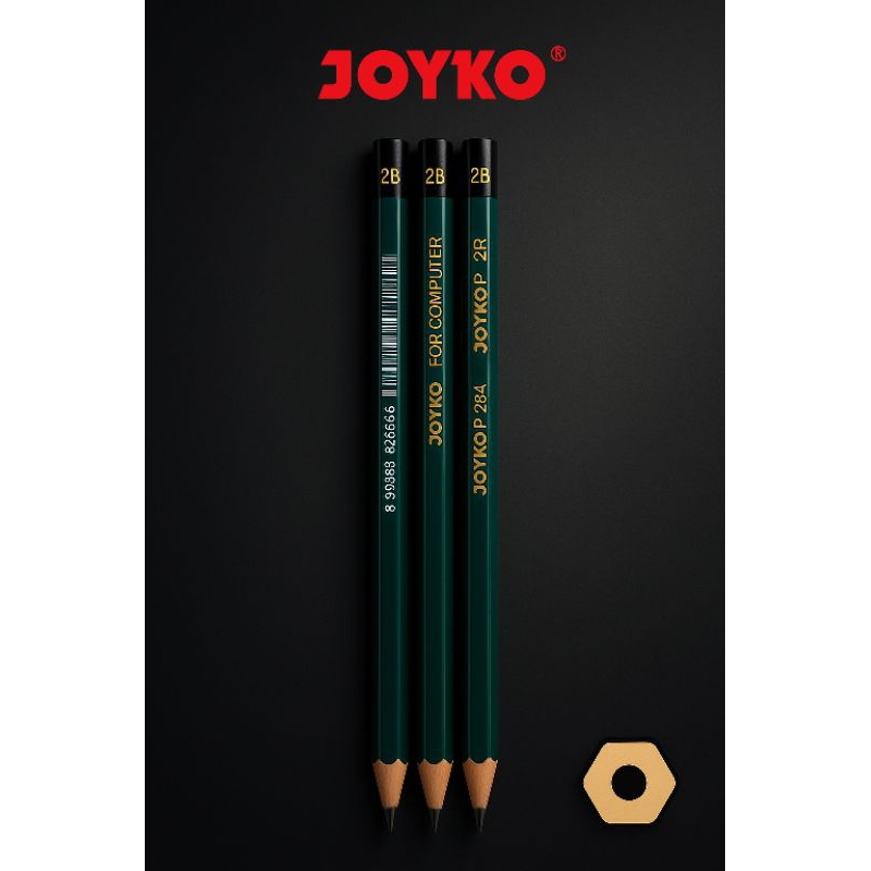 

Pensil 2B Joyko P88 Original – Pensil Ujian Nasional UTBK Menulis Menggambar Sekolah dan Kantor