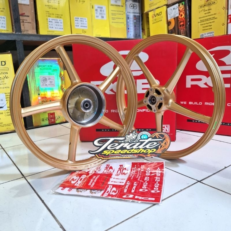 VELG PELEK RACING RCB SP522 FIZR JPTRZ VEGA ZR MX OLD VELG RCB TROMOL BESAR LB 140 - 160 × 17