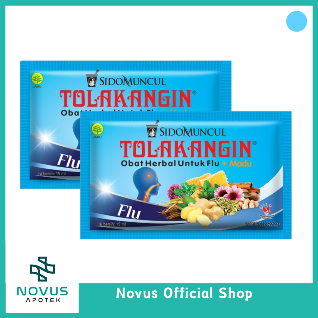 TOLAK ANGIN Flu Cair Sachet Herbal - Flu Batuk Demam Pusing