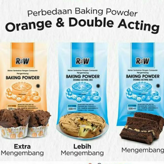 

Baking Powder R&W Extra Acting 100gr Pengembang Kue