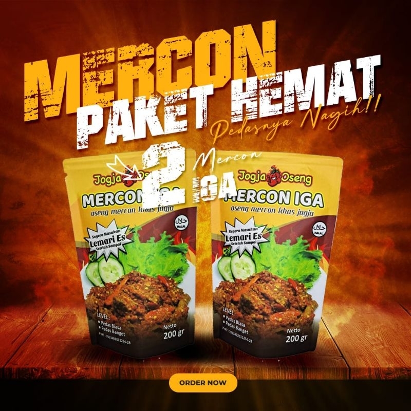 

OSENG MERCON IGA 2 pax
