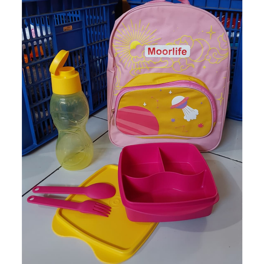 MOORLIFE Wadah bekal + tas Spacy Set