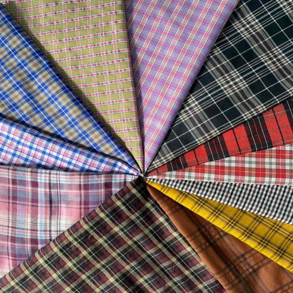 kain flanel terbaru berkualitas bahan kotak katun yarndyed harga per 0.5meter /kain akrilik/flanel/f