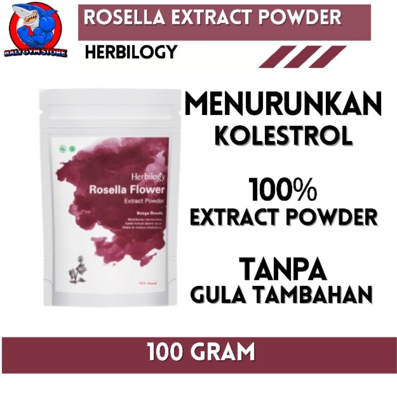 

Herbilogy ROSELLA FLOWER (Bunga Rosela) Extract Powder 100 Gram