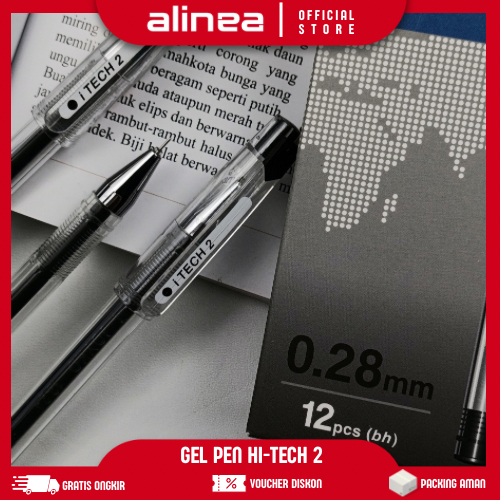 

[12pcs] Pulpen 1 lusin Hi Tech pulpen untuk tulisan rapi