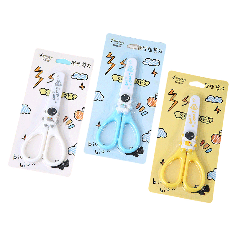 

Gunting Scissors Fancy Anak Cowo Karakter Kartun Astronot Animal Lion Planet Elephant