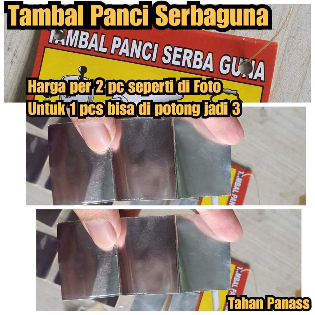 alat penambal panci bolong tambal bocor panci penambal panci 2 pcs tambal panci serbaguna tahan pana
