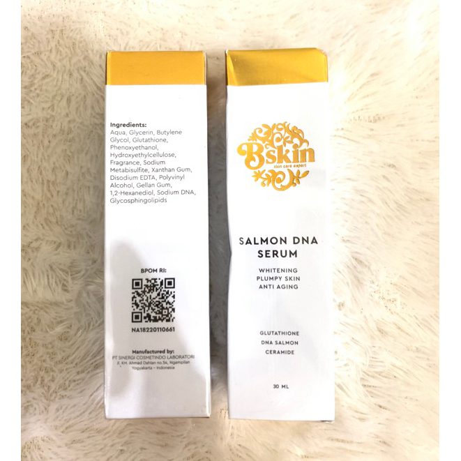 BSKIN SALMON DNA SERUM UNTUK MELEMBABKAN DAN MENGENCANGKAN KULIT WAJAH