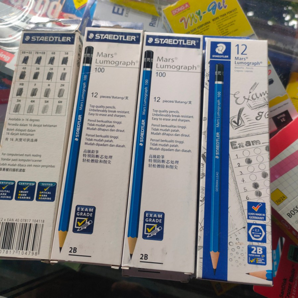 

PENSIL 2B STAEDTLER Mars Lumograph 1 PACK ISI 12 PCS