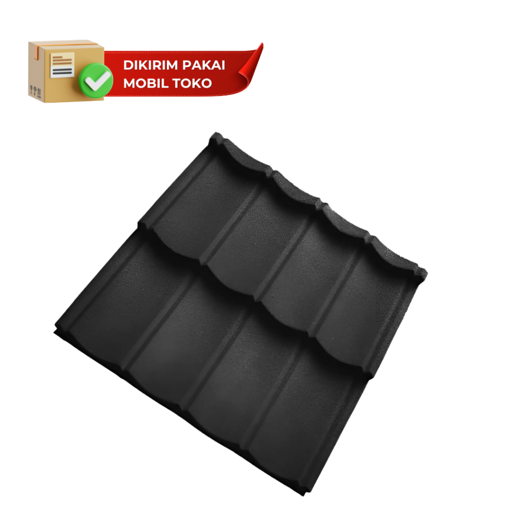 JUAL GENTENG METAL PASIR HITAM SUPER BANGUNAN