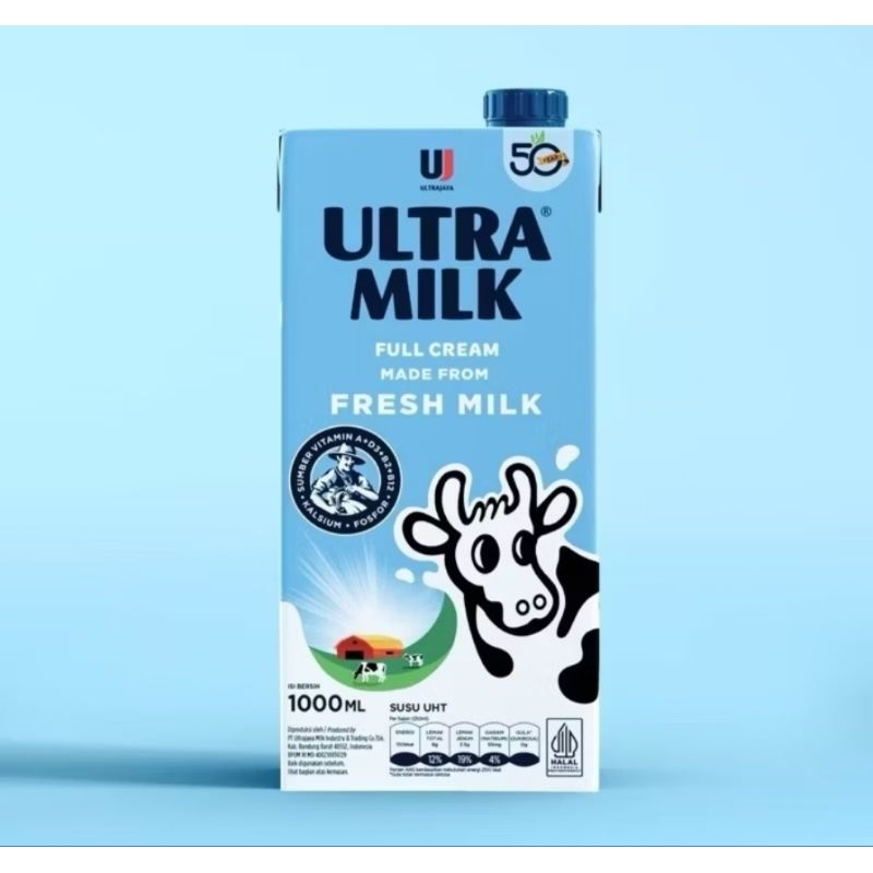 

SUSU ULTRA MILK FULL CREAM 1L