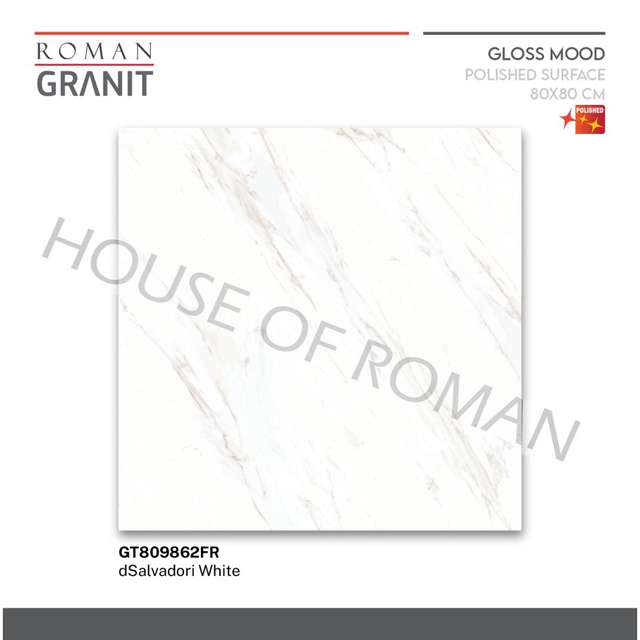 ROMAN GRANIT dSalvadori White 80x80 GT809862FR ROMAN GRANIT