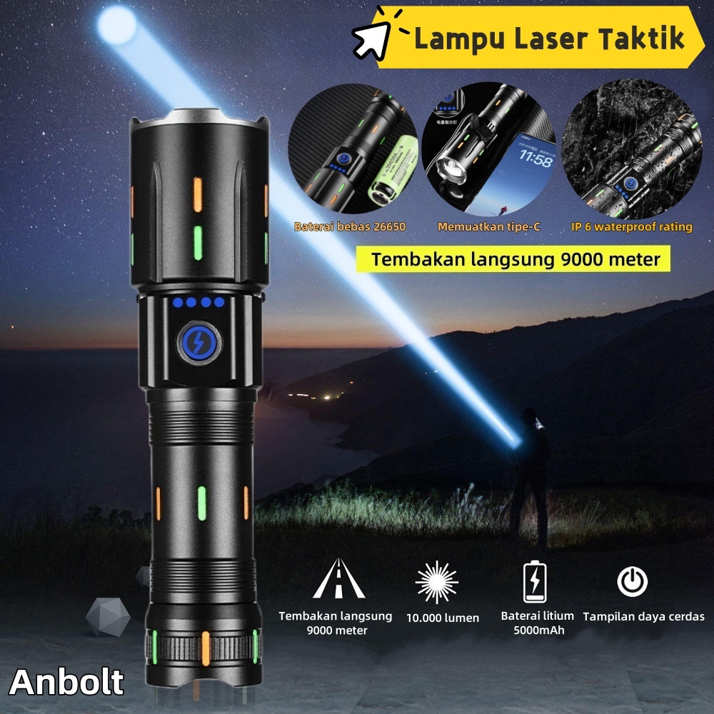 Anbolt-Toko andalan resmiSenter laser putih multifungsi baru Senter laser putih portabel tahan lama