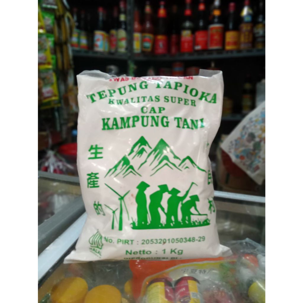 

Tepung Tapioka Cap Kampung Tani berat/isi 1kg
