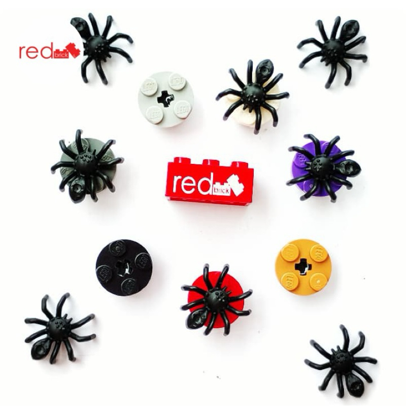 LEGO Spider Round Brick Jibbitz Crocs / Hiasan Sandal Crocs