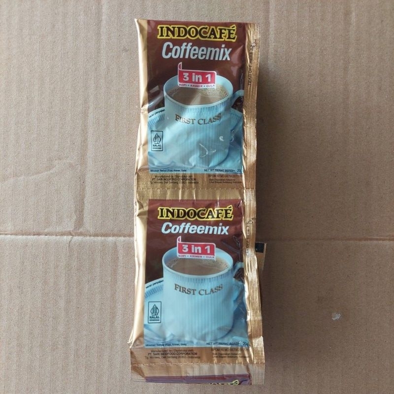 

Kopi Instant Indocaffe Coffemix 3 In 1 Kopi + Krimer + Susu Isi 1 Rtg