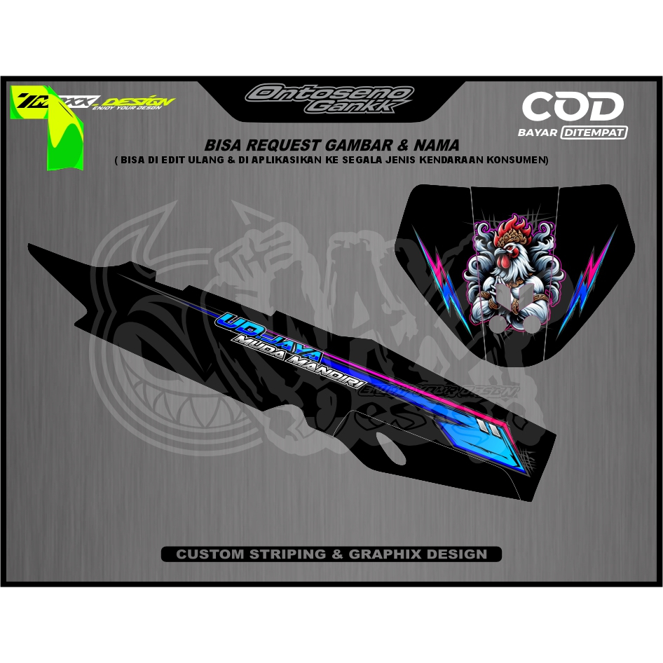 Striping Fizr Custom Fizr VARIASI Striping Fizr - Striping Fizr Full Clutch Fizr Sporty Striping F1z