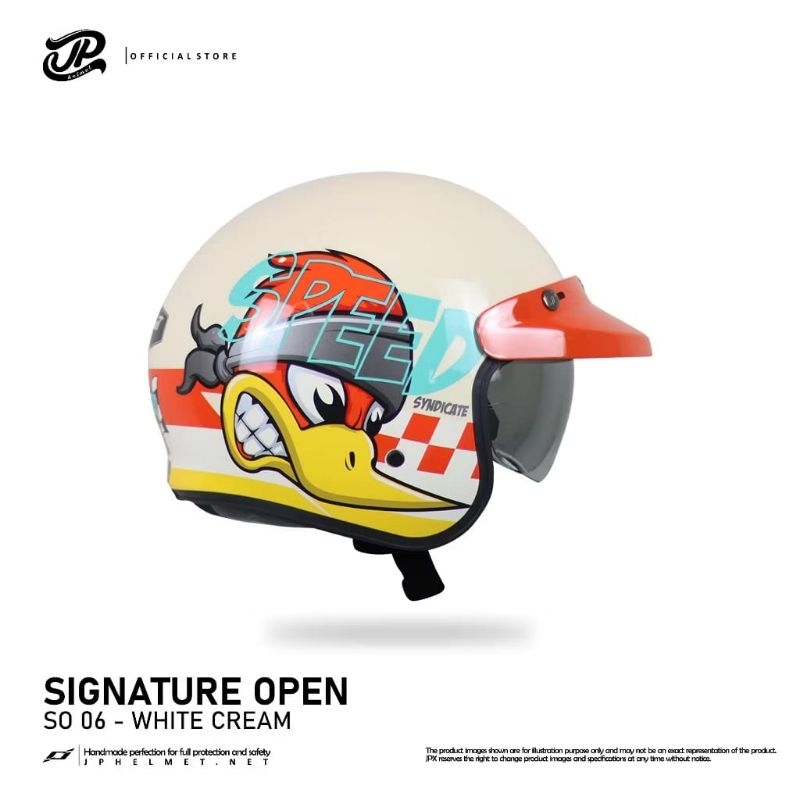 Helm retro JP signature SO 6 cream