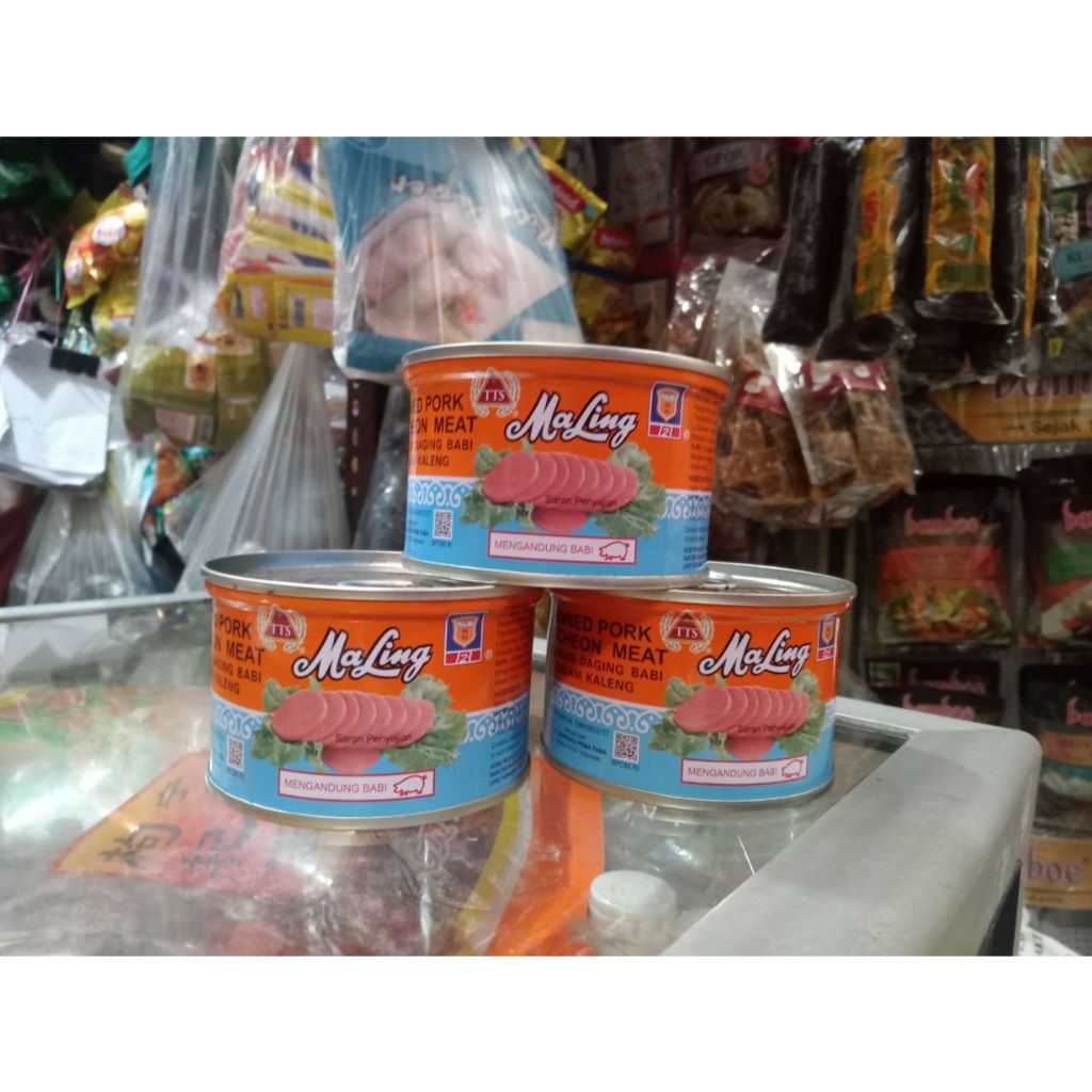 

Maling TTS Canned Pork Luncheon Meat berat/isi 170gr