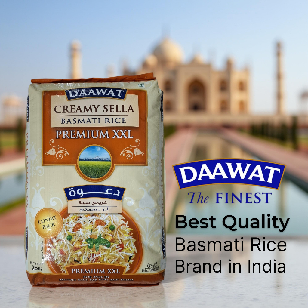 

BERAS BASMATI DAAWAT CREAMY SELLA 20 KG