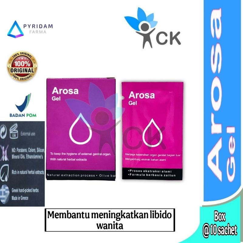 AROSA GEL BOX ISI 10 SACHET
