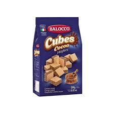 

pekanbaru / balocco cubes cocoa wafers 250g biskuit snack biscuit wafer