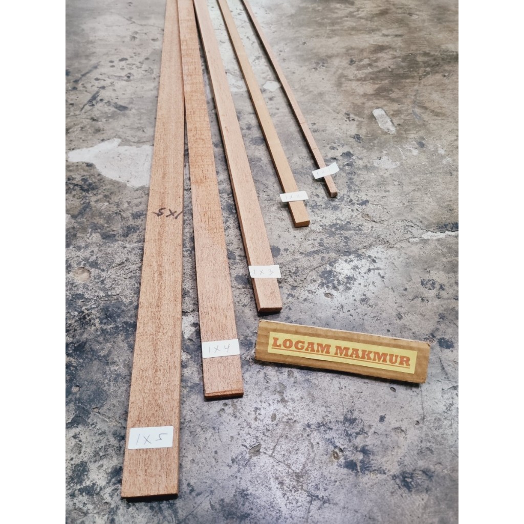 [KOLEKSI LENGKAP] 1 METER - LIS KAYU MODEL POLOS TEBAL 1CM UNTUK PIGURA & BINGKAI