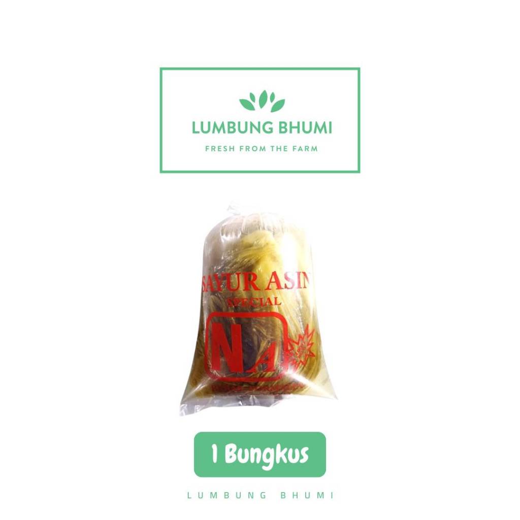 

NA Sayur Sawi Asin Bungkus 1 Pcs - Lumbung Bhumi