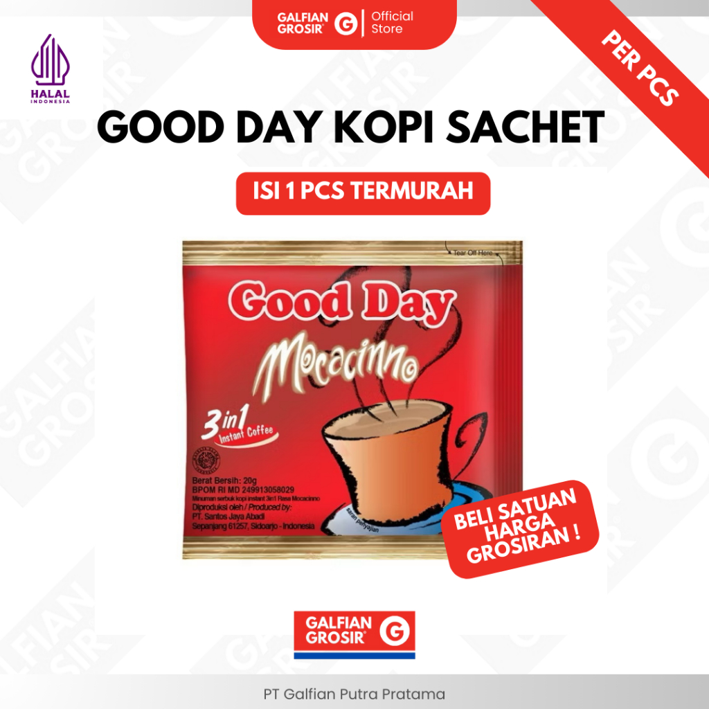 

KOPI GOOD DAY MOCACINNO MERAH 1 SACHET