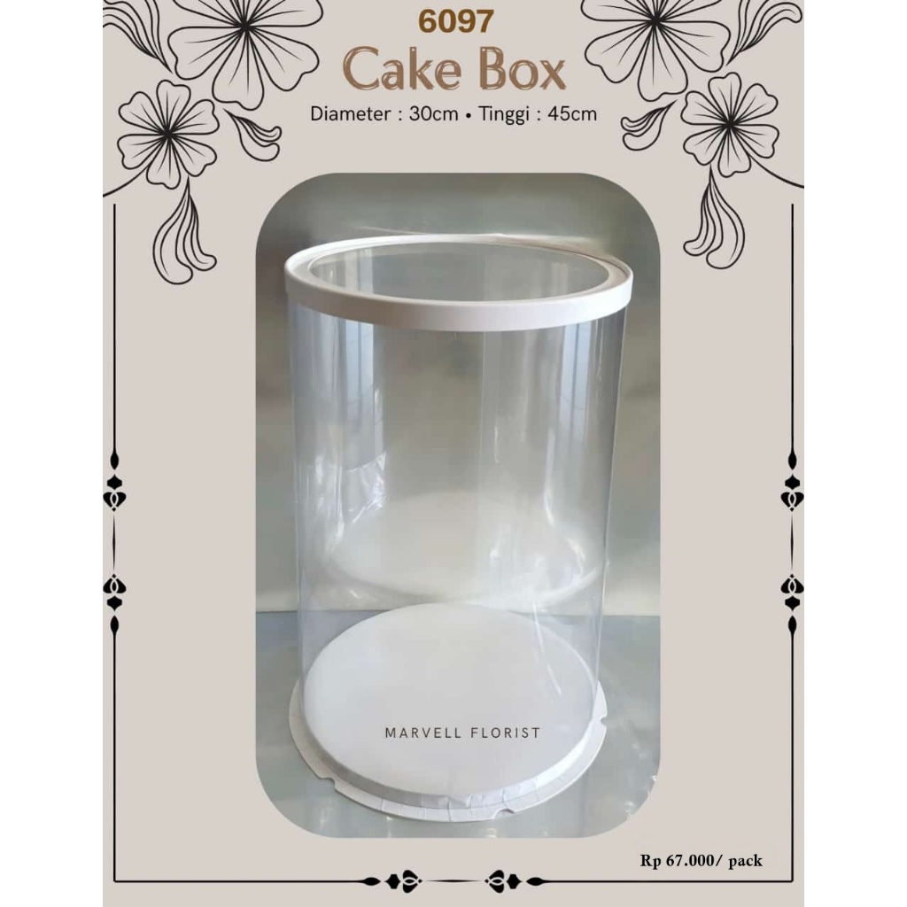 

Cake Box / Kotak Kue Tart/ Cake Box MIka Bening - 6097