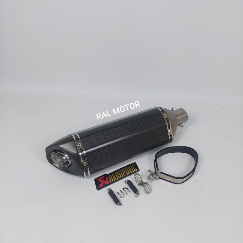 Knalpot Motor Akrapovic Import Long 47 cm Universal