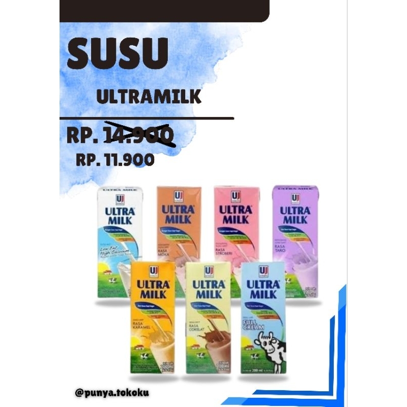 

Susu Ultramilk 200ml