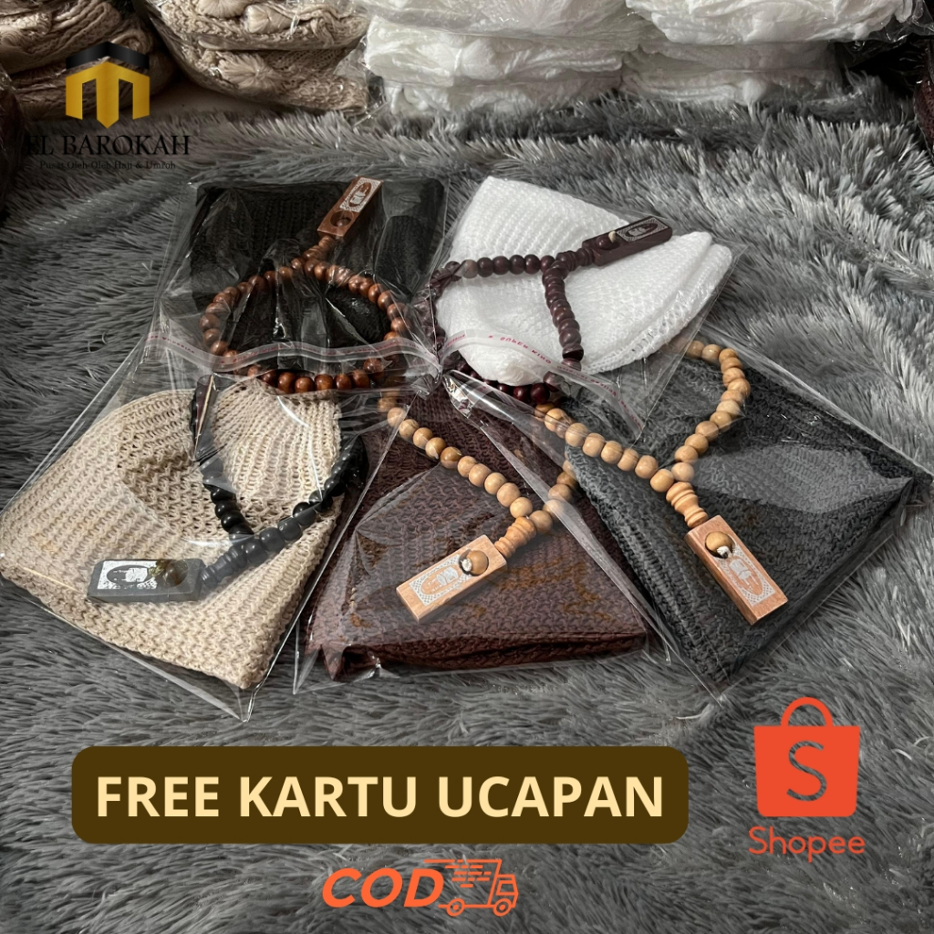 [Paket] Peci Tasbih Sauvenir Tahlilan / Peci Rajut Souvenir Tahlilan 1000 / Peci Tasbih Souvenir Tah