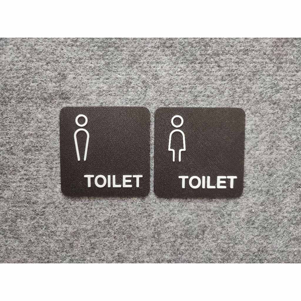 

Papan Tanda Sign Toilet Pria dan Wanita ukuran 9x9cm