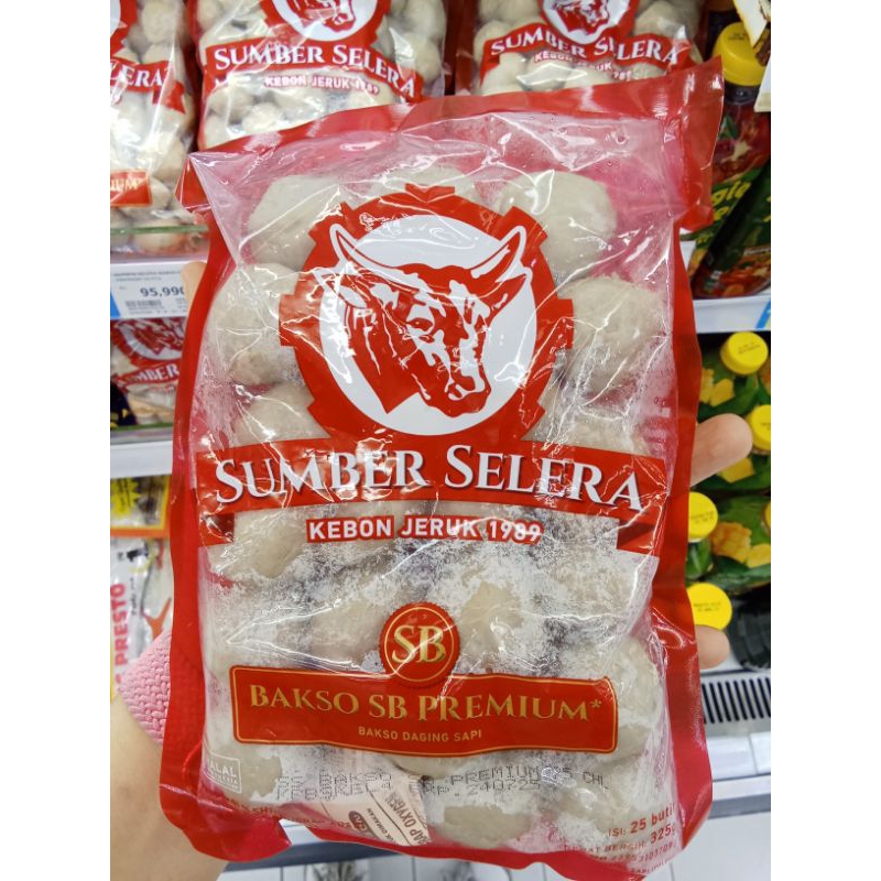 

SUMBER SELERA BAKSO SB PREMIUM KEBUN JERUK 25 PCS