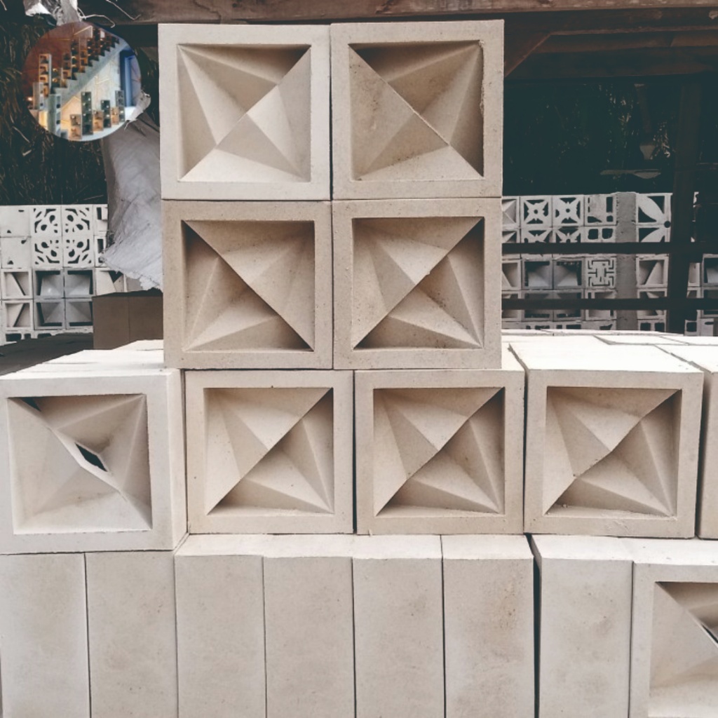 roster beton minimalis putih motif duri/roster new motif/roster beton minimalis/best seller/roster v