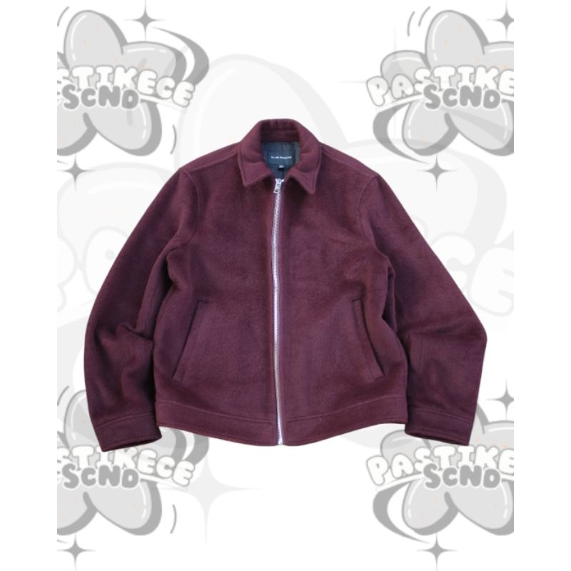 WORK JACKET WOOL BOXY CLUB MONACO