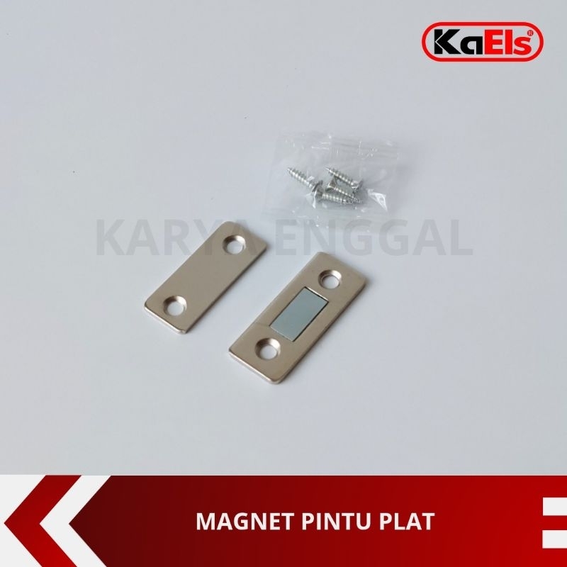 Plat Magnet Pintu Lemari Furniture / Magnetic Door Closer / Magnet Pintu Bentuk Plat / Plat Pintu