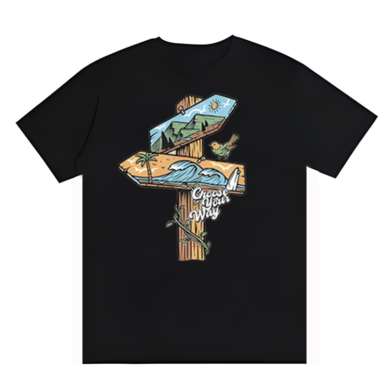 Kaos Pria/Desain Grafis Kultural Petualangan - Pilihan/100% Katun/Tshirt Longgar/Grafis Konsep Choos